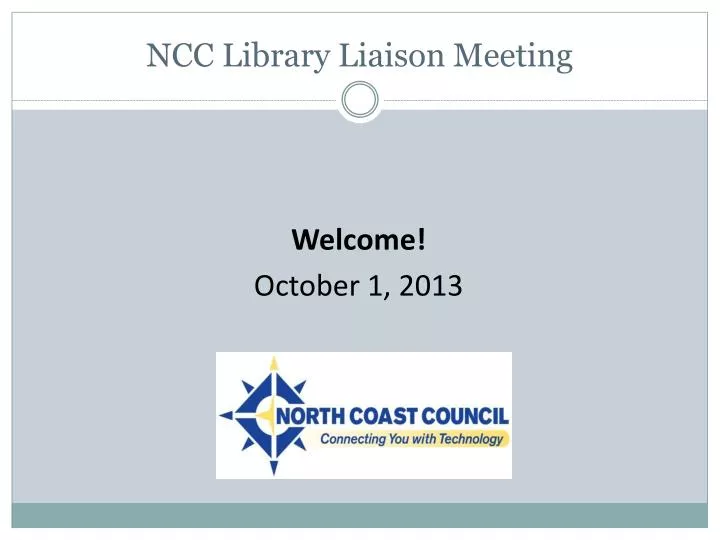 ncc library liaison meeting