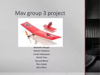 Mav group 3 project
