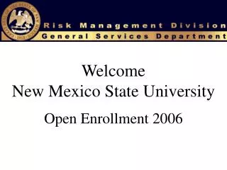 Welcome New Mexico State University