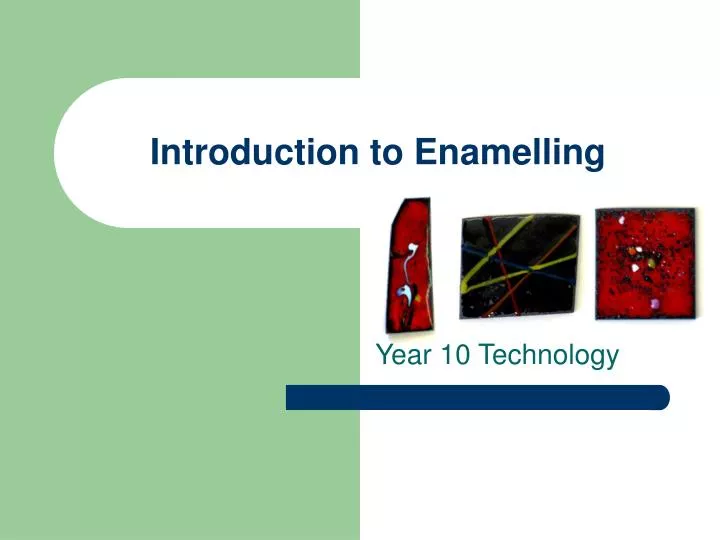 introduction to enamelling