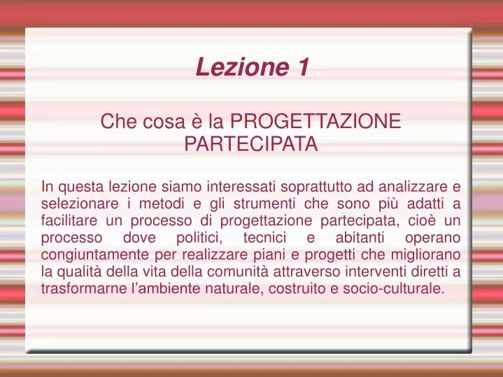 lezione 1