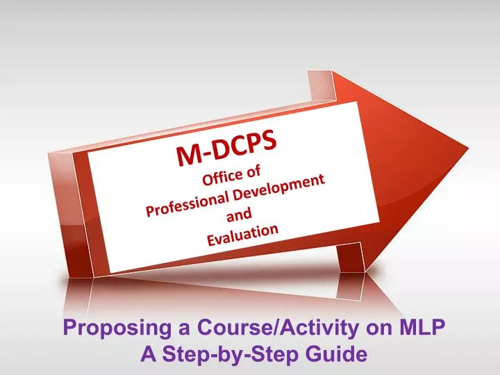 proposing a course activity on mlp a step by step guide