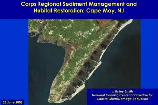 Corps Regional Sediment Management and Habitat Restoration: Cape May, NJ