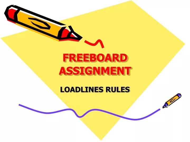 freeboard assignment