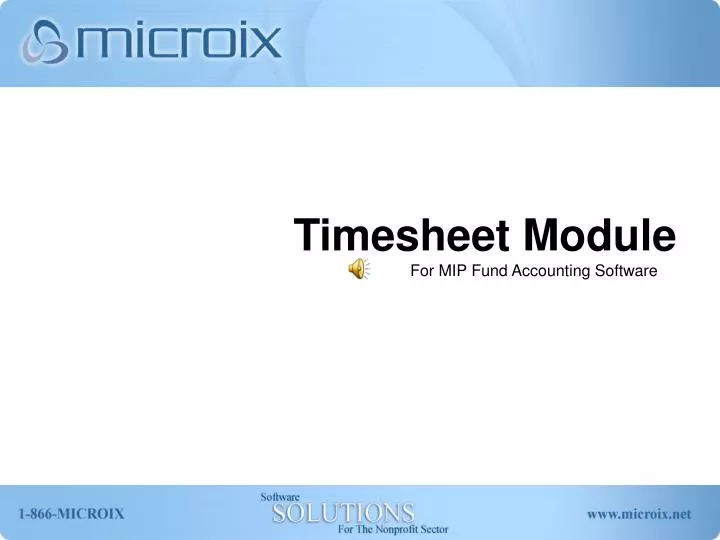 timesheet module