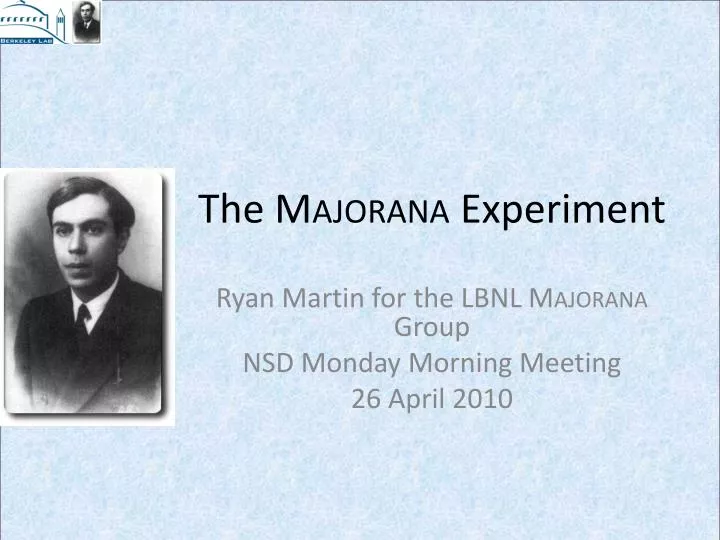 the majorana experiment
