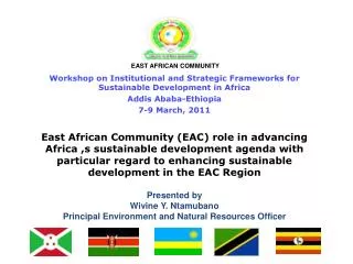 EAST AFRICAN COMMUNITY