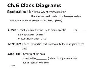Structural model: a formal way of representing the ______