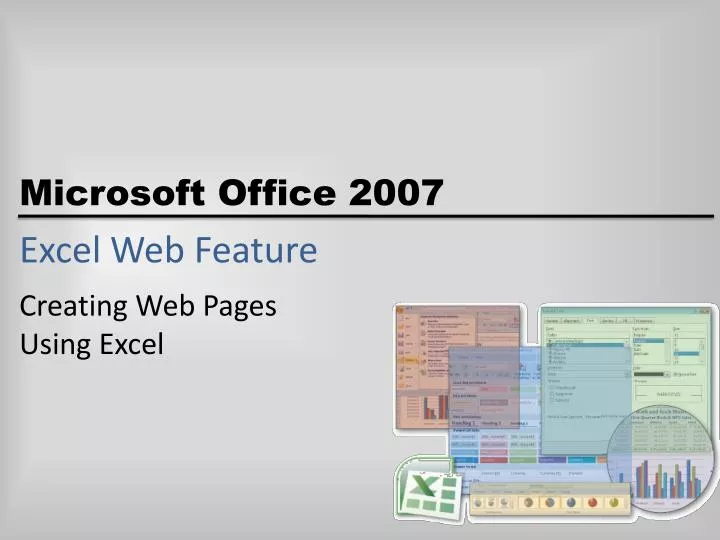 excel web feature