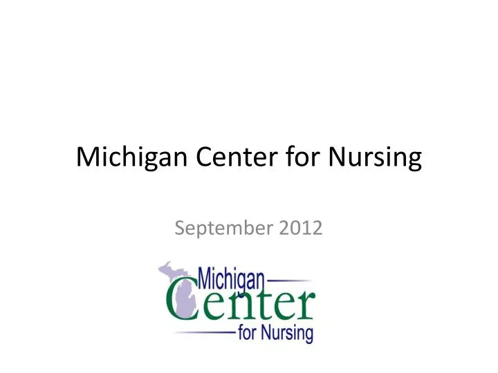 michigan center for nursing