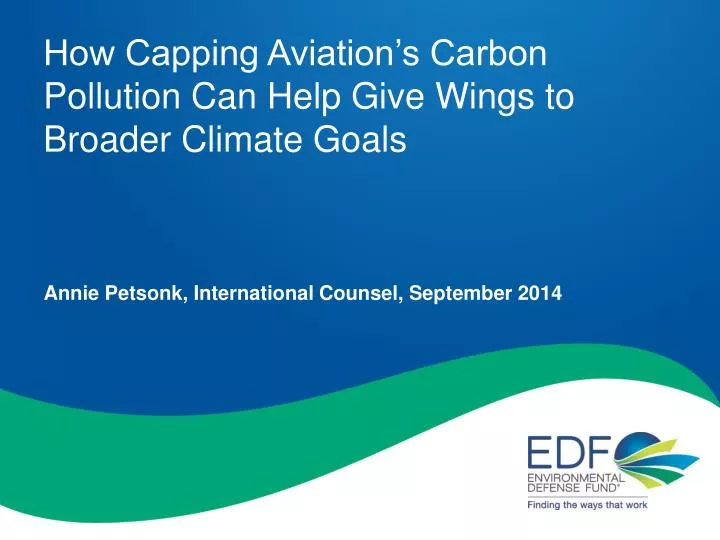 how capping aviation s carbon pollution can help give wings to broader climate goals