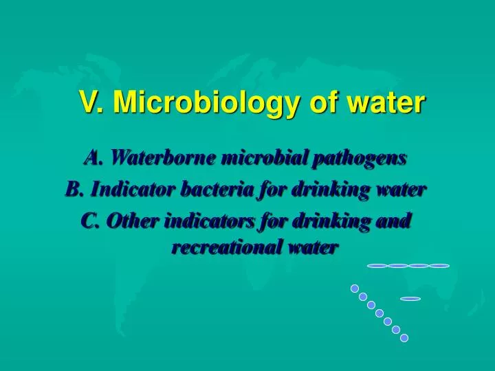 v microbiology of water