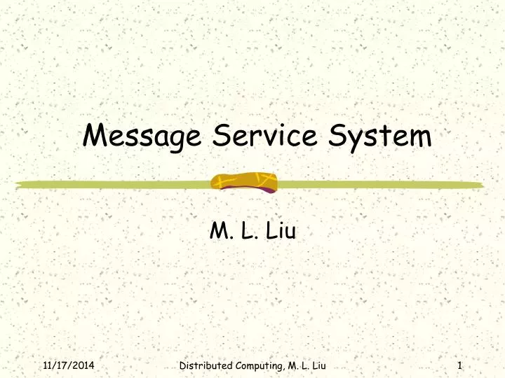 message service system