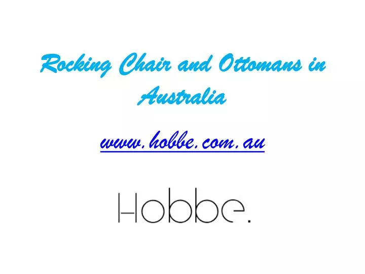 rocking chair and ottomans in australia
