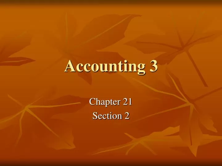 accounting 3