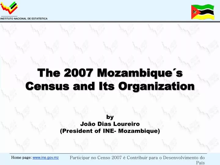 the 2007 mozambique s census and its organization