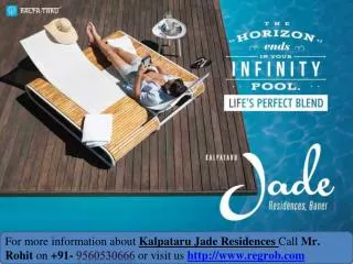Kalpatru Jade Residences prelaunch 3 and 4 bhk flat in Baner