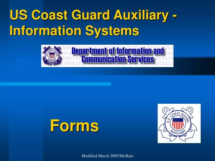 us coast guard auxiliary information systems
