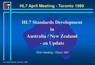 HL7 April Meeting - Toronto 1999