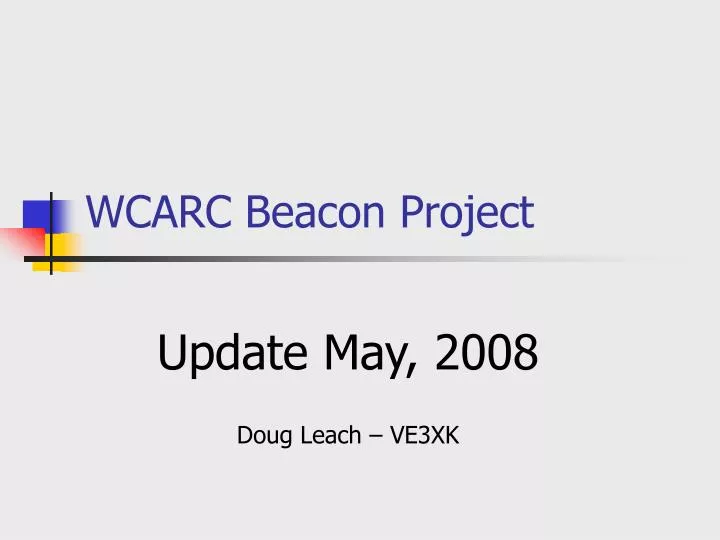 wcarc beacon project