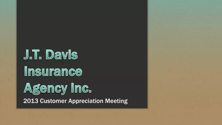 2013 customer appreciation meeting