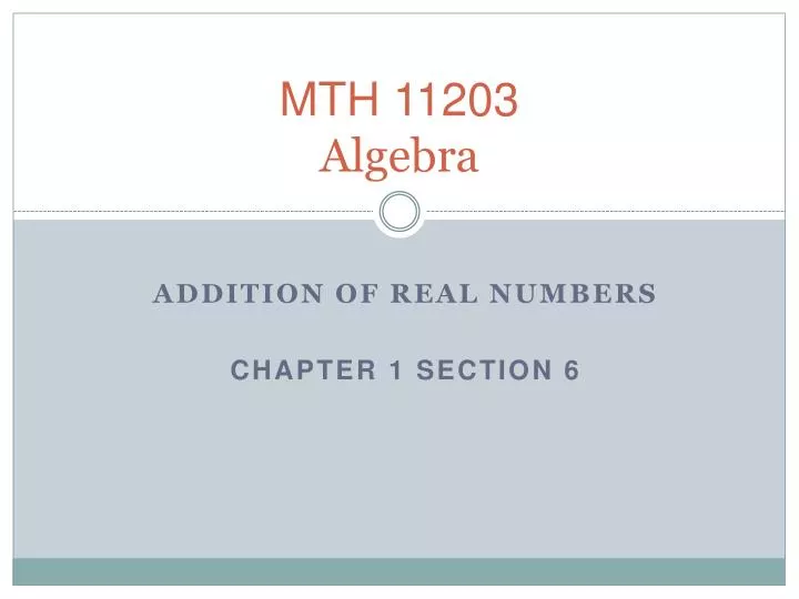 mth 11203 algebra