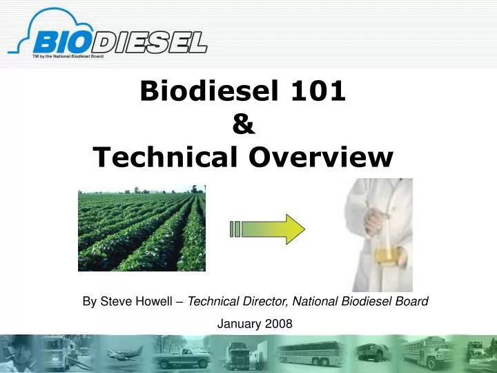 biodiesel 101 technical overview