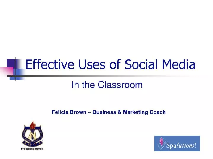 effective uses of social media