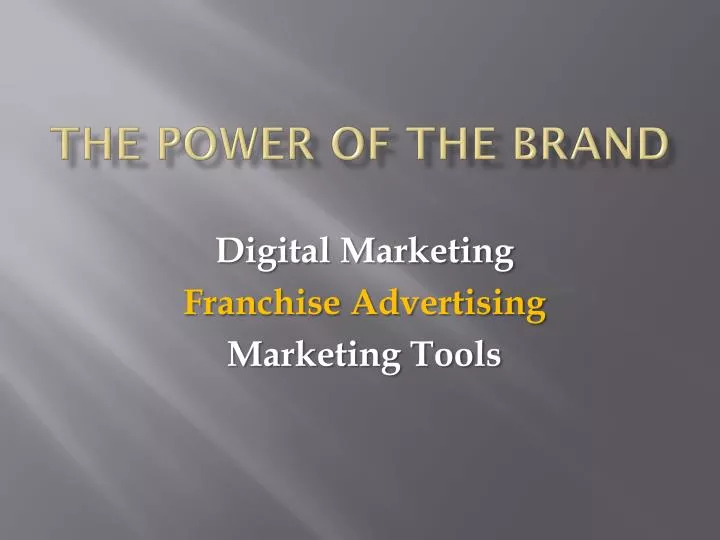 digital marketing franchise advertising marketing tools