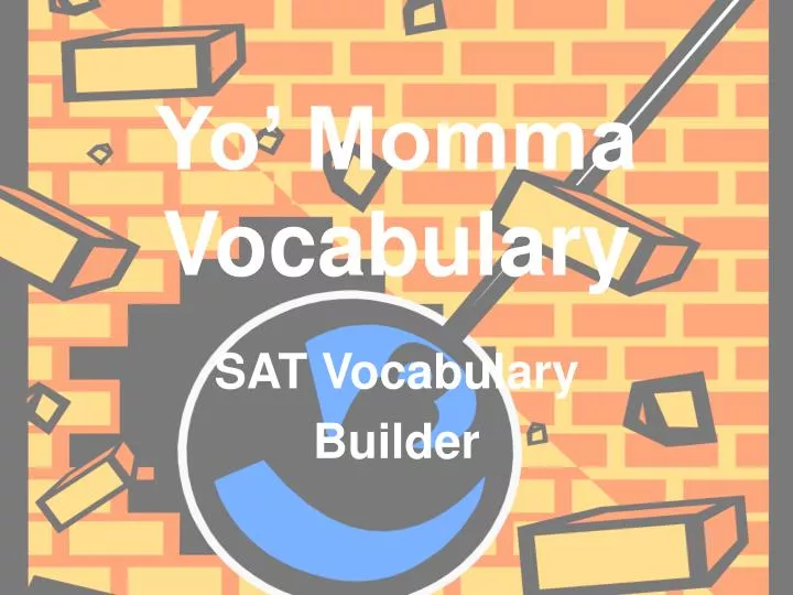 yo momma vocabulary