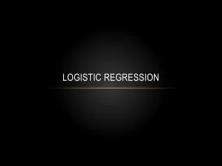 Logistic Regression