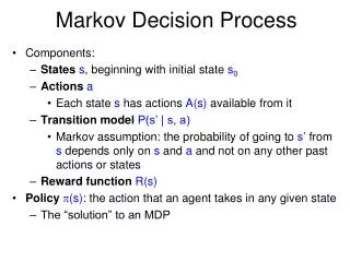 Markov Decision Process