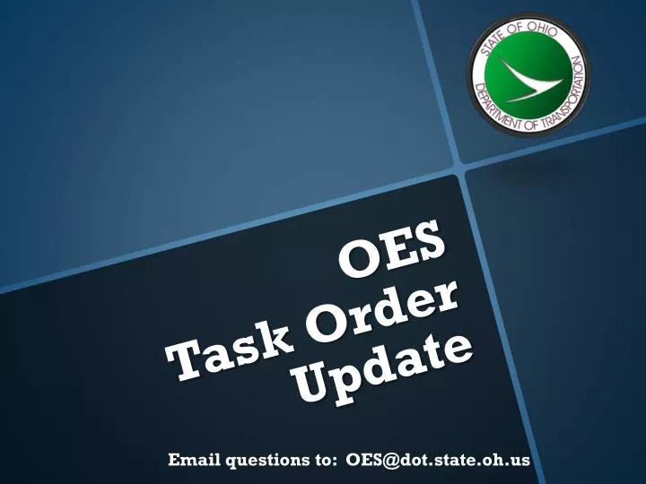 oes task order update