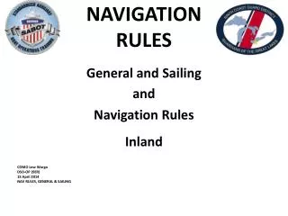 NAVIGATION RULES