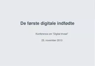 de f rste digitale indf dte