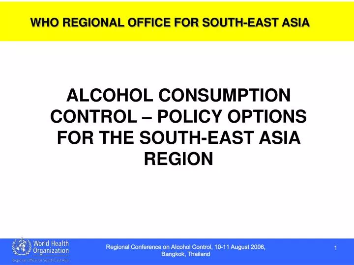 who regional office for south east asia