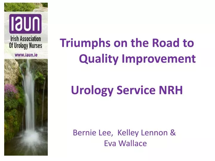 triumphs on the road to quality improvement urology service nrh
