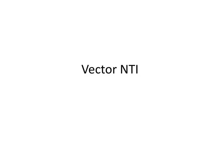 vector nti