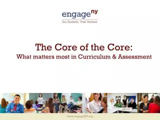 The Core of the Core: What matters most in Curriculum &amp; Assessment