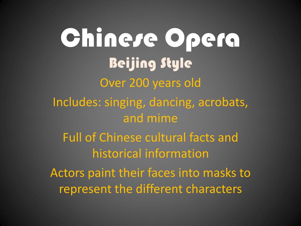 PPT - Chinese Opera Beijing Style PowerPoint Presentation, free ...