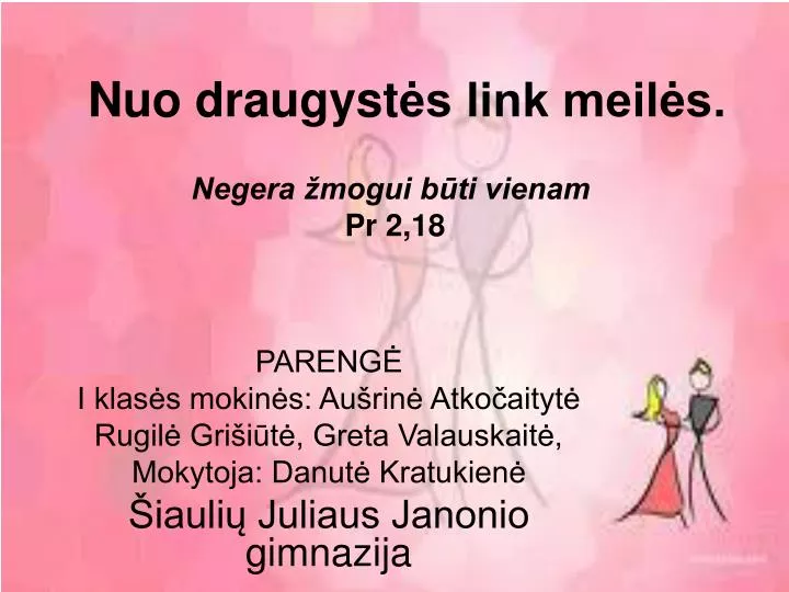 nuo draugyst s link meil s