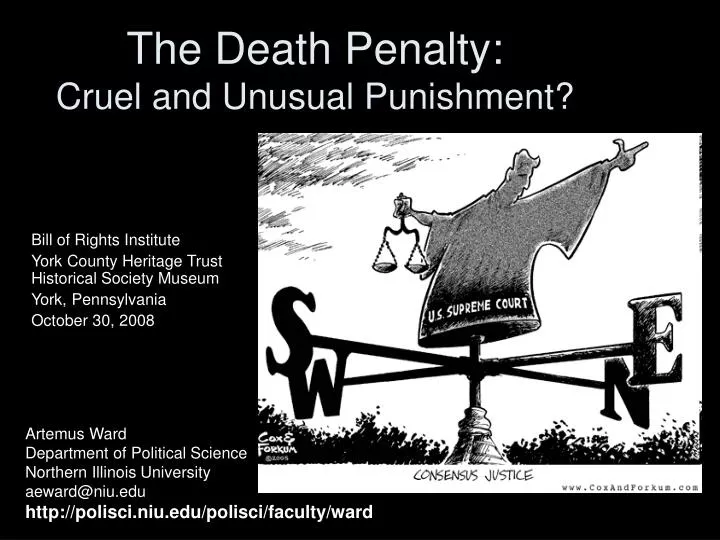 the death penalty cruel and unusual punishment