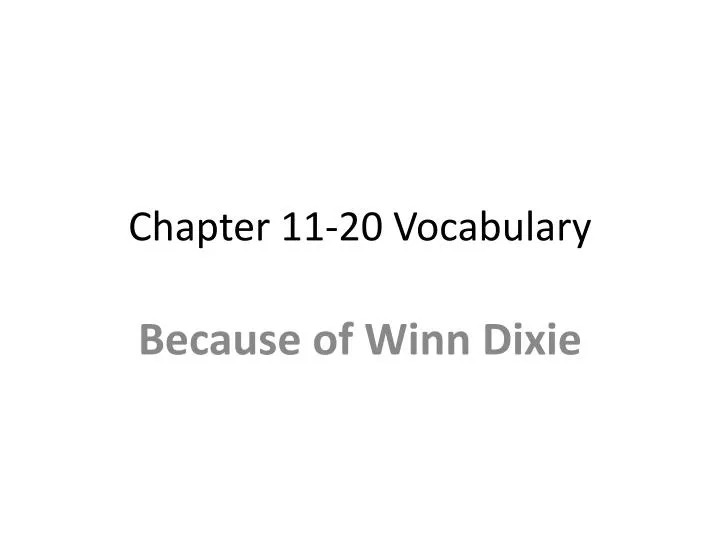 chapter 11 20 vocabulary