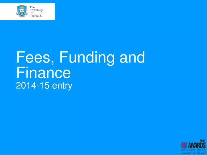 fees funding and finance 2014 15 entry