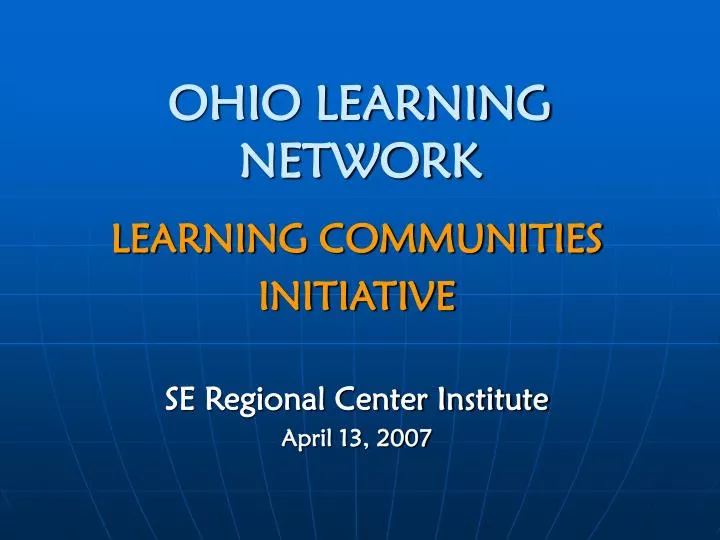 ohio learning network