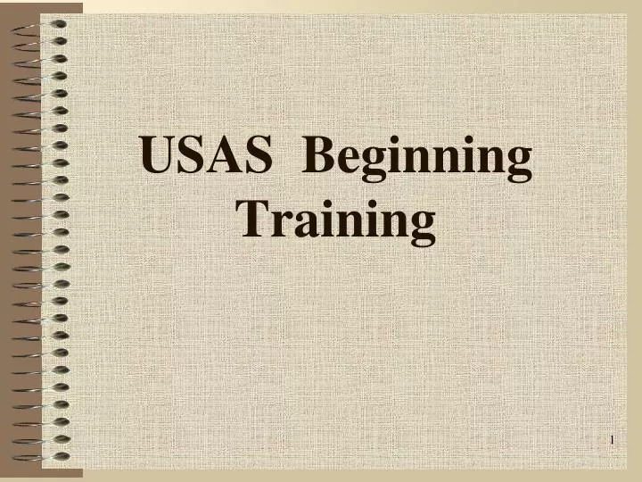 usas beginning training