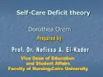 Dorothea Orem - slide 1