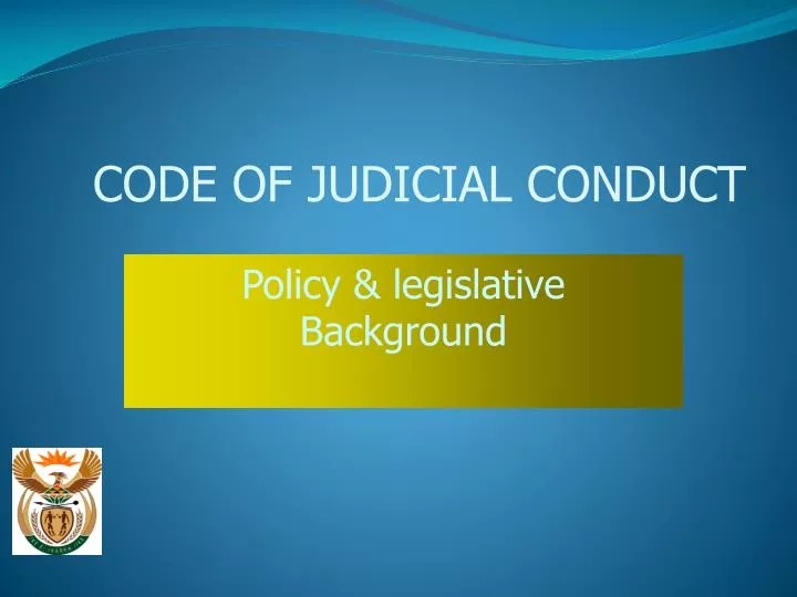 code of judicial conduct