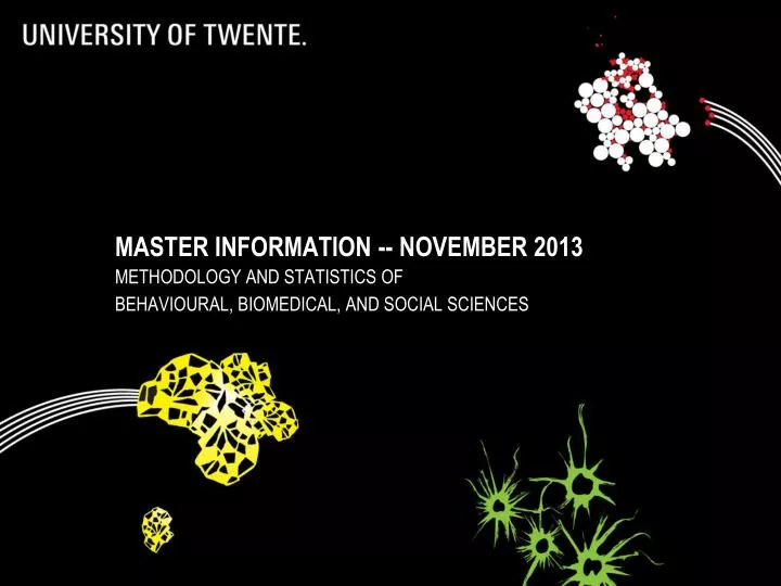 master information november 2013