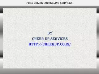 Online Psychological Counselling India